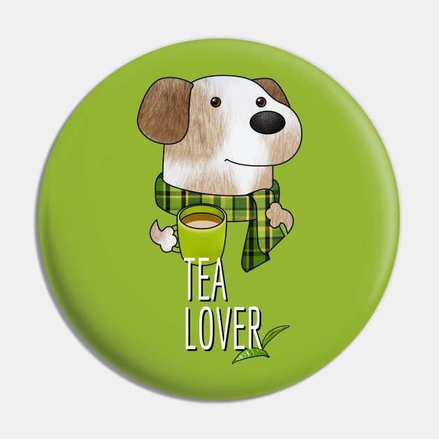 Tea lover Pin by goldengallery