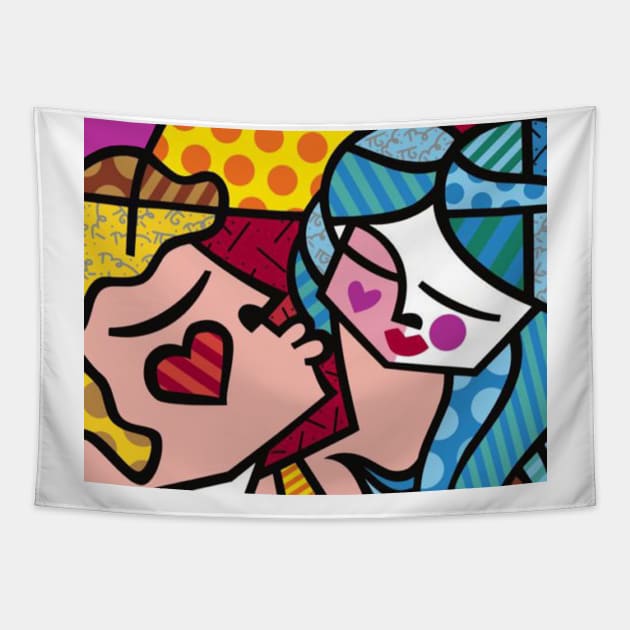 Romero britto Tapestry by marryslinter