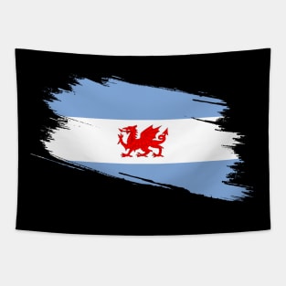 Wales Argentina flag, Welsh Patagonia Tapestry