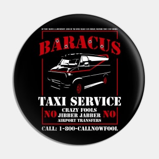 B.A. Baracus Taxi Service Pin