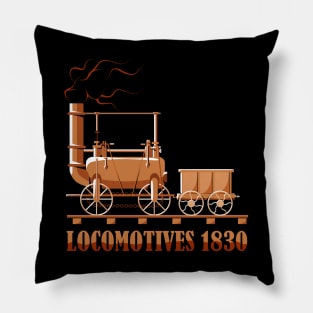 locomotives 1830 for toddler Pillow