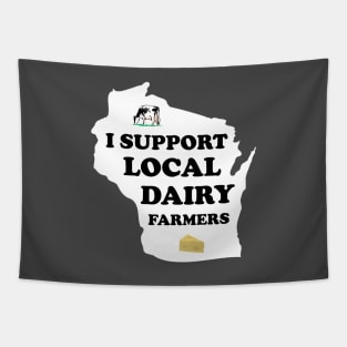 I Support Local Farmers Tapestry
