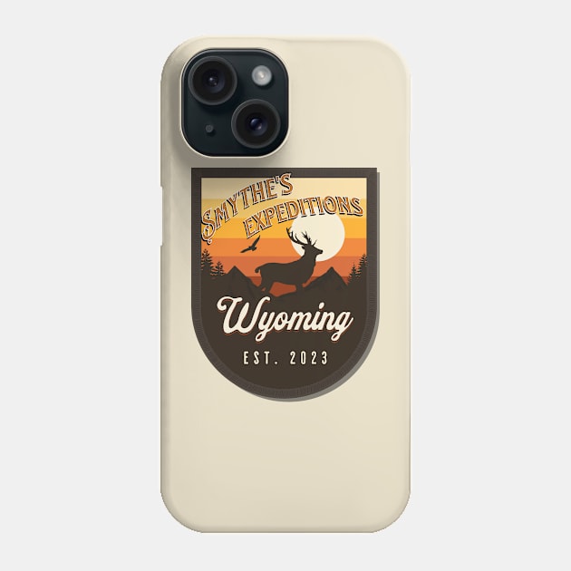 Smythe's Expeditions Wyoming T-Shirt Phone Case by G&GDesign716