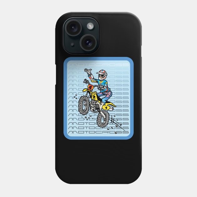 The Art of Motocross Phone Case by Vick Debergh