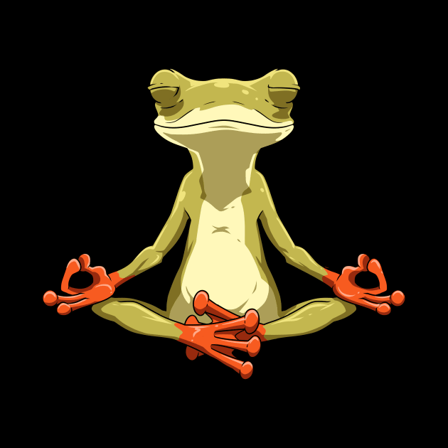 Yoga Frog Meditation - More Stretching Less Stressing by melostore