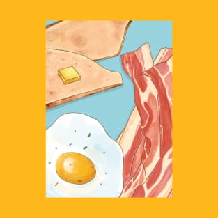 Breakfast Illustration T-Shirt