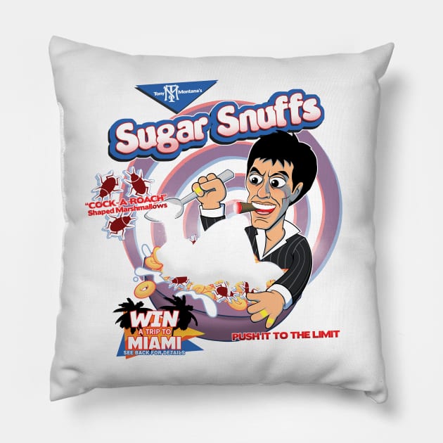 Sugar Snuffs Pillow by ayegowj