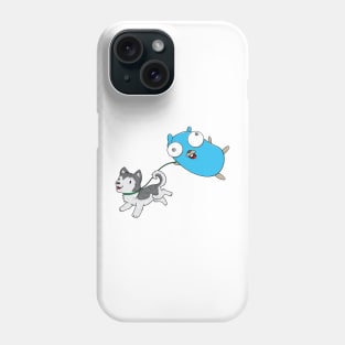 Gopher and Husky Phone Case