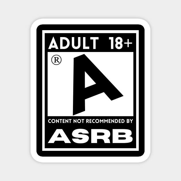 Rated Adult Magnet by GMAT