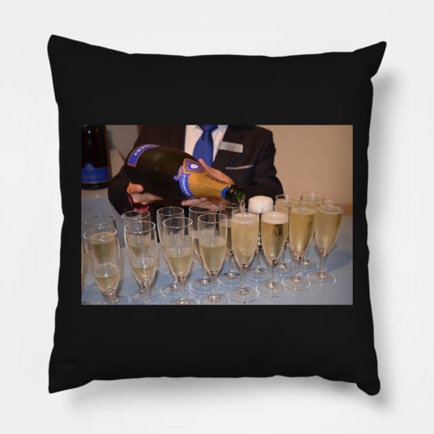 Pouring the Champagne Pillow by tziggles