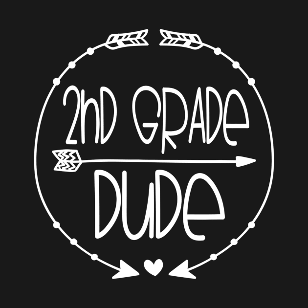 2nd Grade Dude Back to School Teacher Student Cute Gift by FONSbually