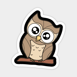 Cute Night Owl Magnet