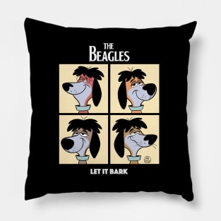 THE BEATLES CARTOON DOGS PARODY Pillow