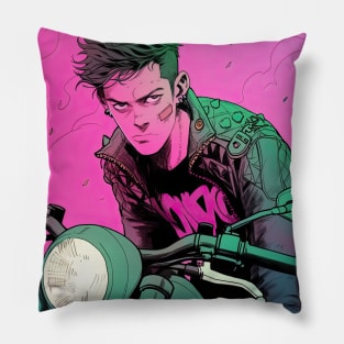 The biker Pillow