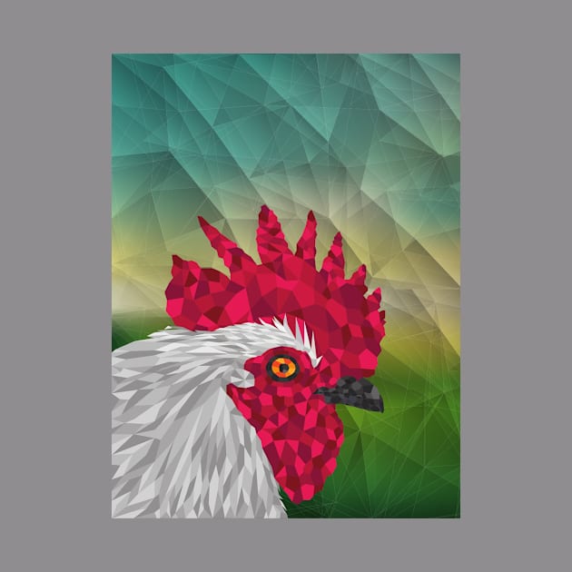 Geometric Rooster by CloudTerra