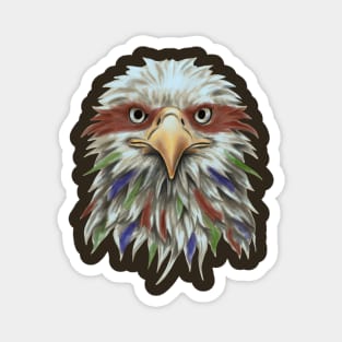 Painted Eagle Magnet