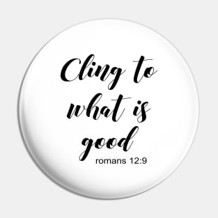 Romans 12 9 Pin