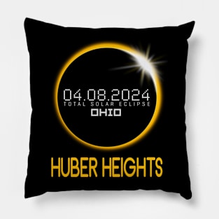 HUBER HEIGHTS Ohio Total Solar Eclipse April 8 2024 Ohio Pillow