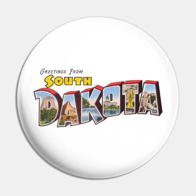 Greetings from South Dakota Pin by reapolo