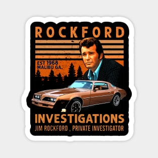 Rockford Investigations Magnet