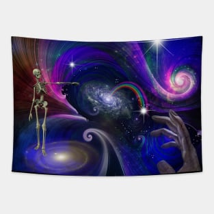 Skeletal Figures in Cosmos Tapestry