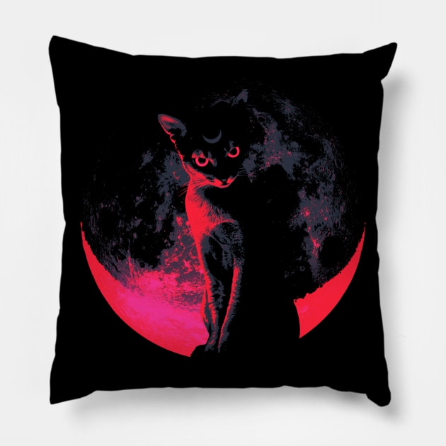 Dark Moon Pillow by eranfowler