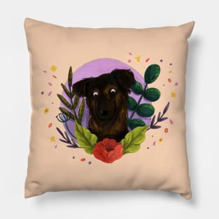 Flower Dog Pillow