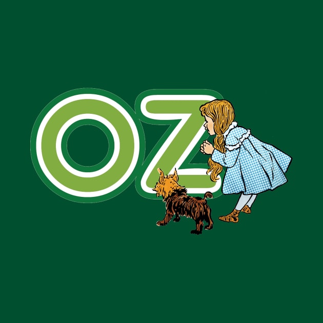 Vintage Wizard of Oz Dorothy and Toto by MasterpieceCafe