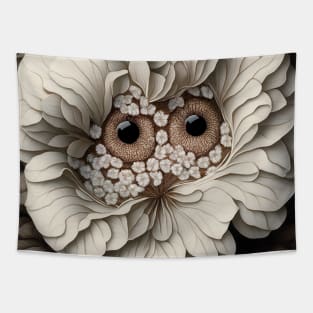 [AI Art] Eye Of Hydrangea, Art Deco Style Tapestry