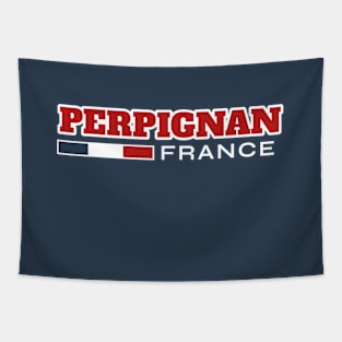 Perpignan France Retro Tapestry