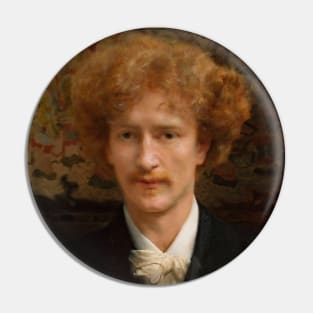 Portrait of Ignacy Jan Paderewski by Lawrence Alma-Tadema Pin