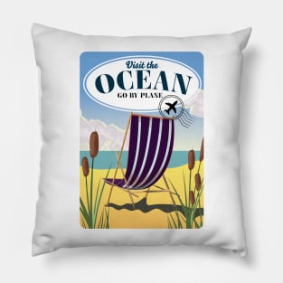 Visit the Ocean "Go by plane" Pillow