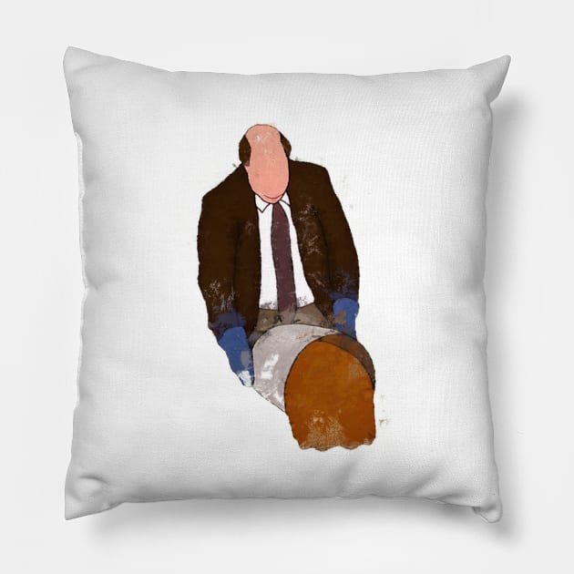 the office kevin malone chili Pillow by truefriend