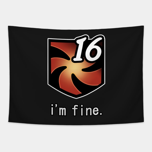 "I'm Fine" Vuln Stacks [FFXIV] Tapestry by BanannaWaffles