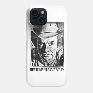 Merle Haggard // Faded Vintage Look Phone Case