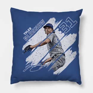 Tyler Glasnow Los Angeles D Stripes Pillow