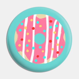 Pink Sprinkle Donut Pin