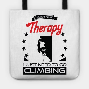 Climbing - Better Than Therapy Gift For Climbers Tote