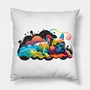 Rainbow Frenchy Pillow