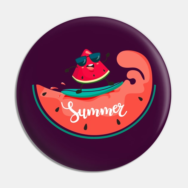 Summer Melon Pin by King Tiger