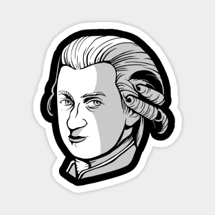 Mozart Portrait Magnet