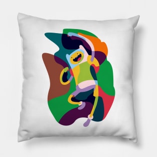 Abstract Fin Pillow