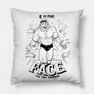 F is for Face Pillow