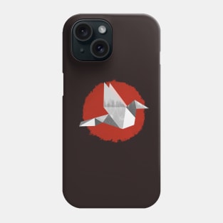 Red Origami Bird Phone Case