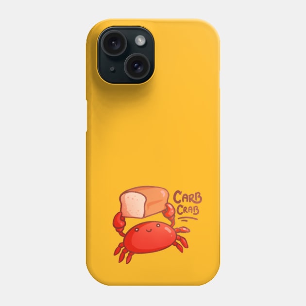 Carb Crab Phone Case by mschibious