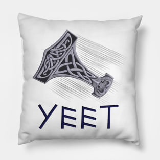 Thor's Hammer Mjölnir the First Yeet Pillow