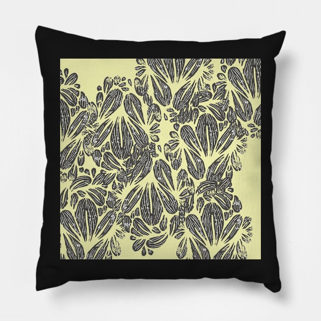 Bee and Bear Collaborate! Pillow by BethDAngelo