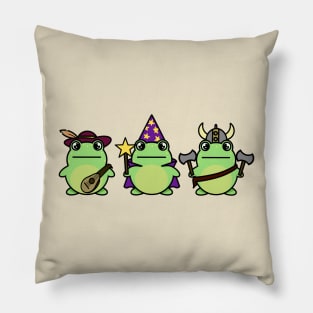 Frog Dungeons and Dragons Pillow