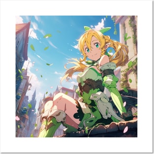 Sword Art Online' Poster, picture, metal print, paint by phil art