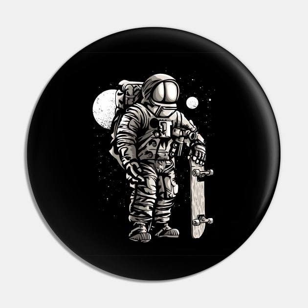 SPACE SKATER by WOOF SHIRT Pin by WOOFSHIRT